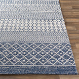 Livabliss Marbrey Moroccan Stripe Cotton Area Rug