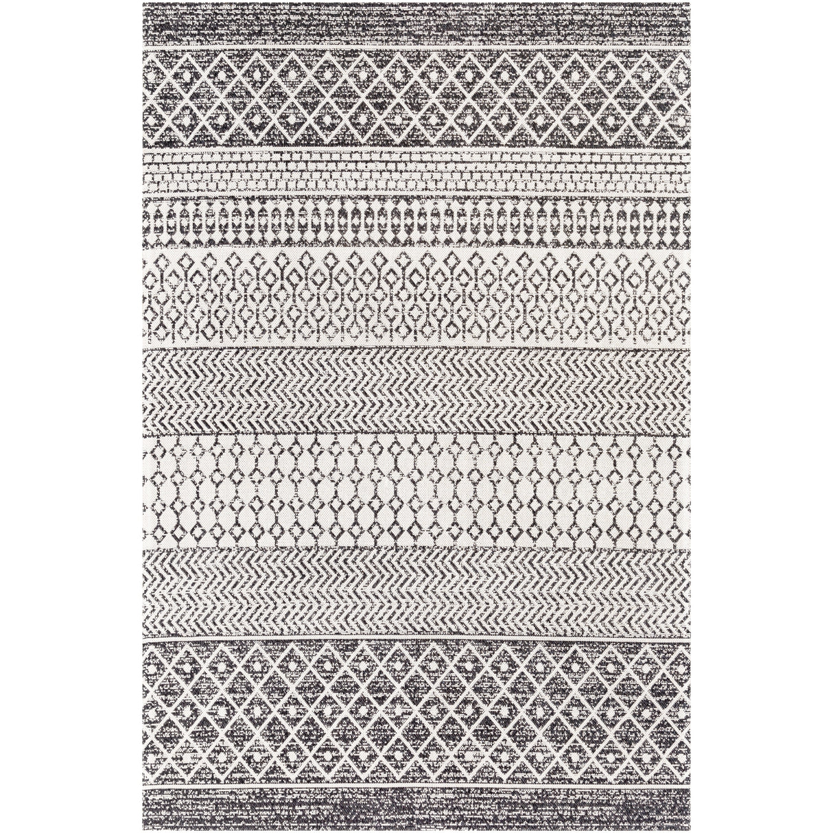 Livabliss Marbrey Moroccan Stripe Cotton Area Rug