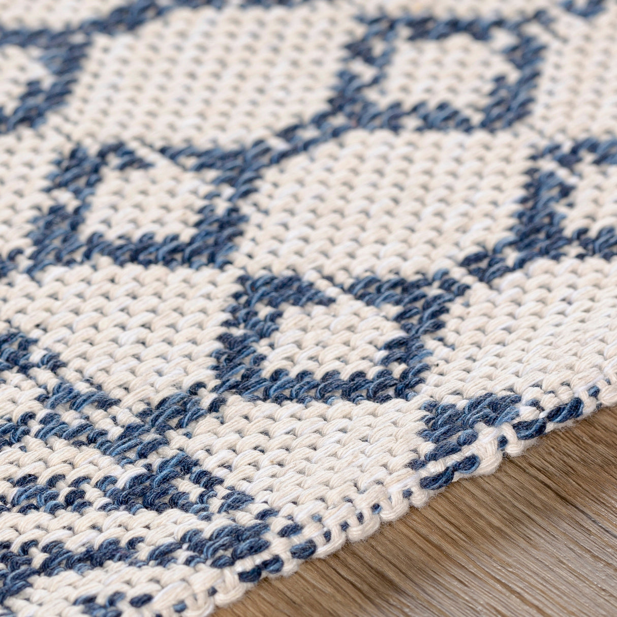 Livabliss Marbrey Moroccan Stripe Cotton Area Rug