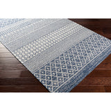Livabliss Marbrey Moroccan Stripe Cotton Area Rug