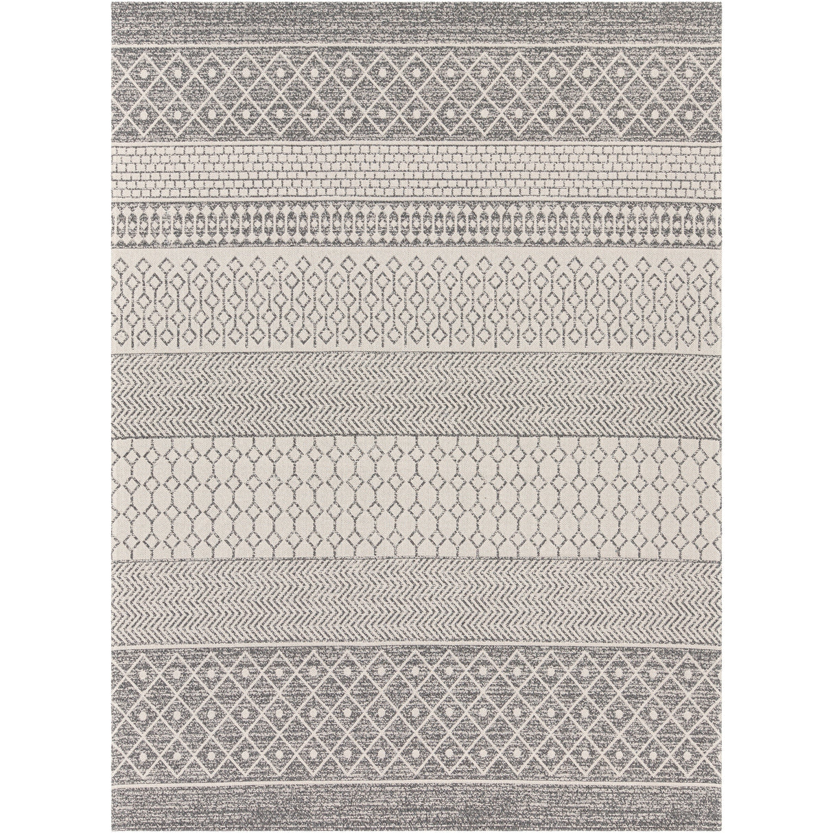 Livabliss Marbrey Moroccan Stripe Cotton Area Rug