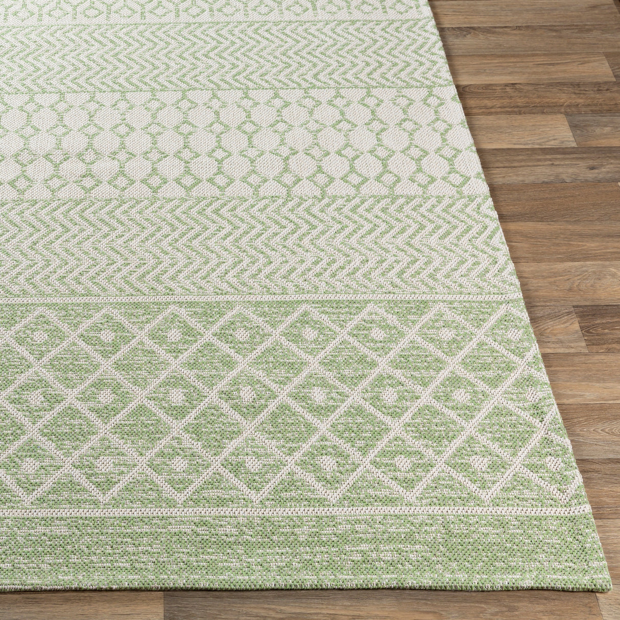 Livabliss Marbrey Moroccan Stripe Cotton Area Rug