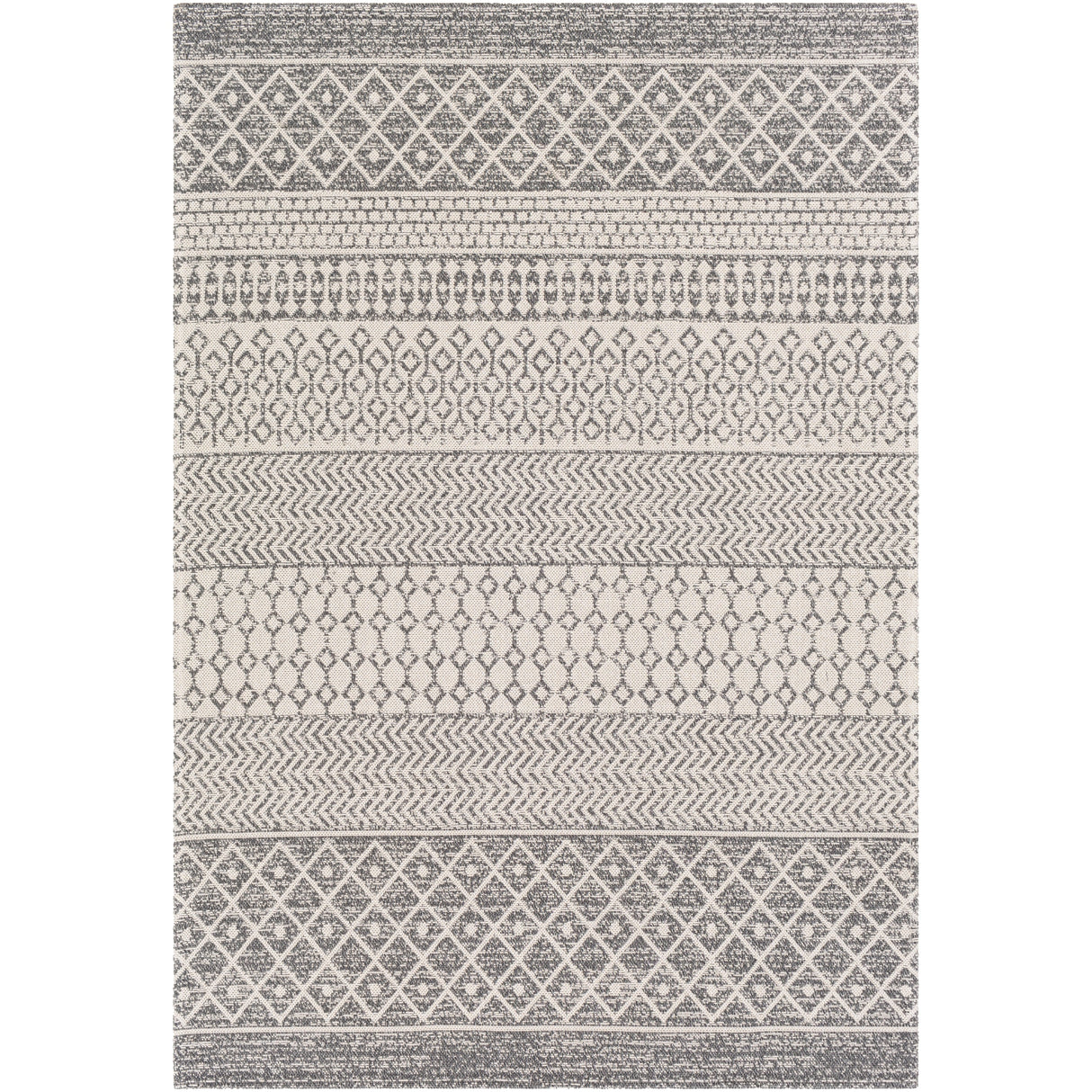 Livabliss Marbrey Moroccan Stripe Cotton Area Rug