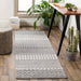 Livabliss Marbrey Moroccan Stripe Cotton Area Rug