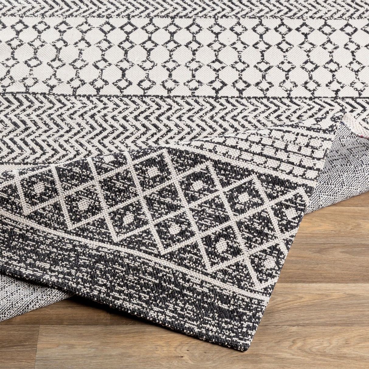 Livabliss Marbrey Moroccan Stripe Cotton Area Rug