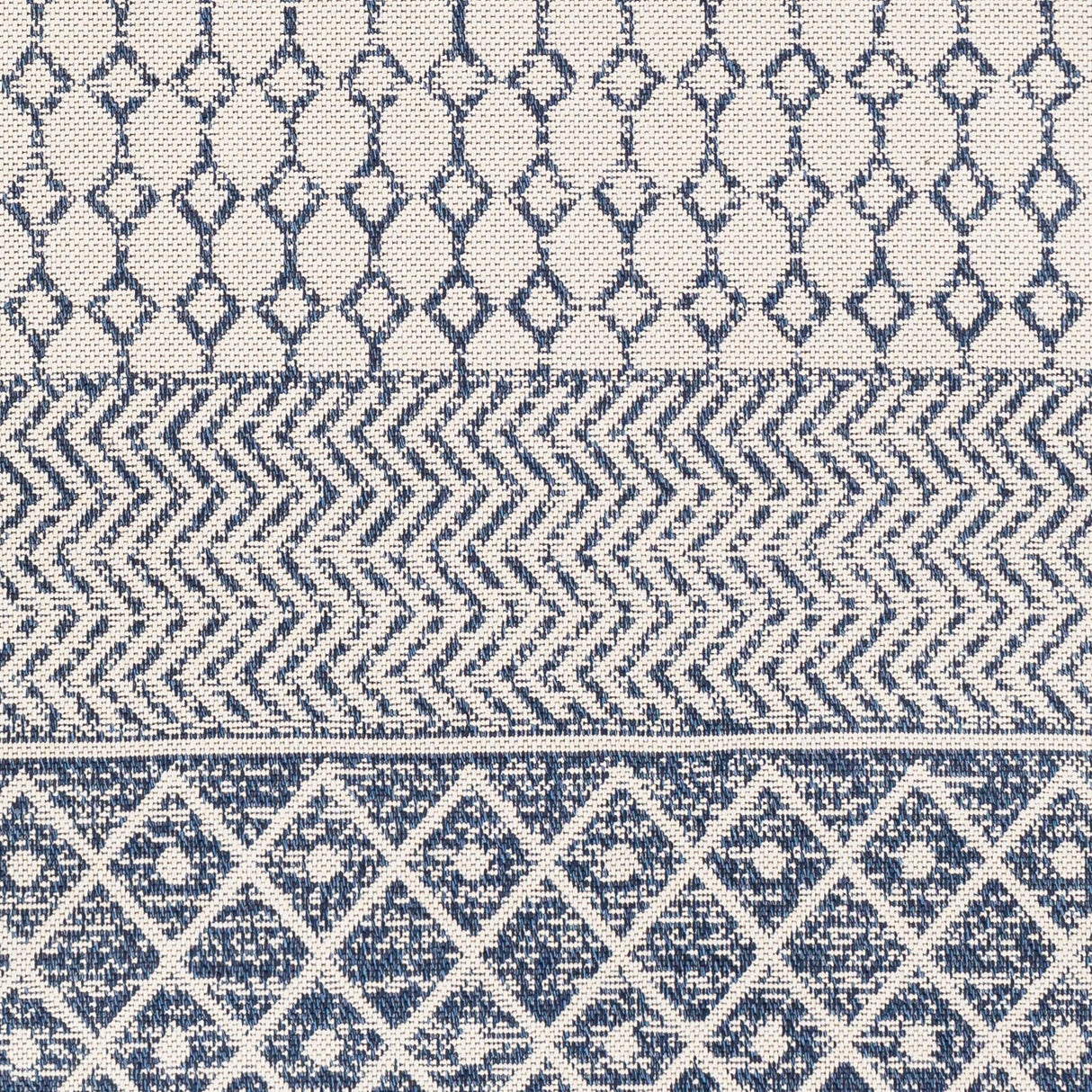 Livabliss Marbrey Moroccan Stripe Cotton Area Rug