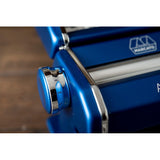 Marcato Atlas Hand Crank Pasta Machine Blue w/ Pasta Cutter