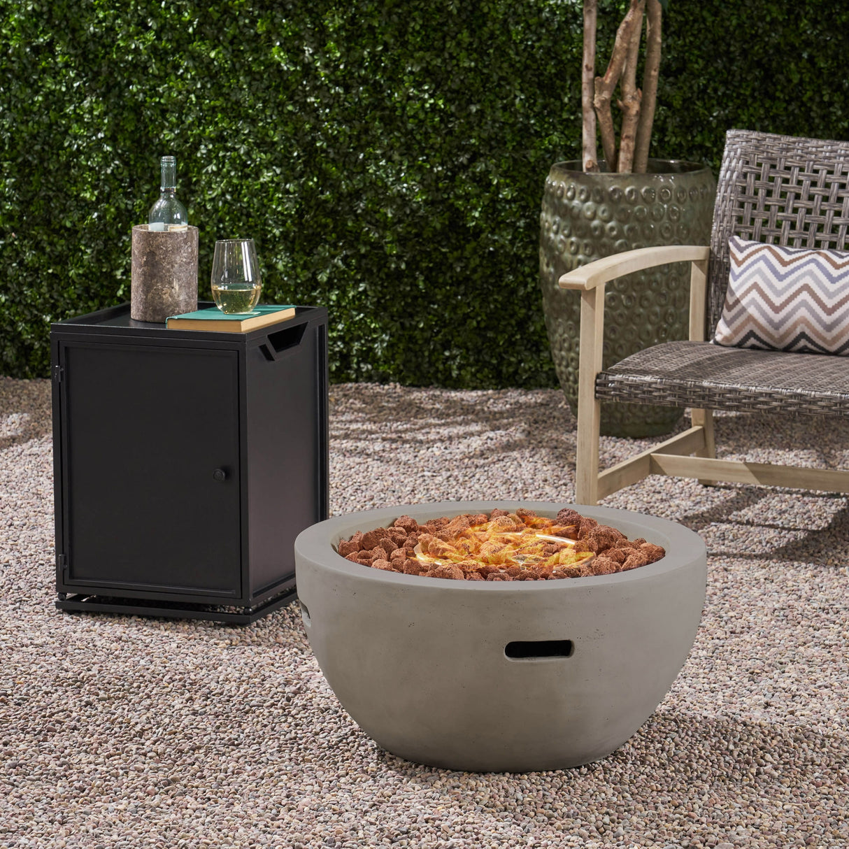 Marcel 27" Fire Pit by Christopher Knight Home