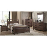 Marcus Rustic Ale 4-piece Panel Bedroom Set with 2 Nightstands