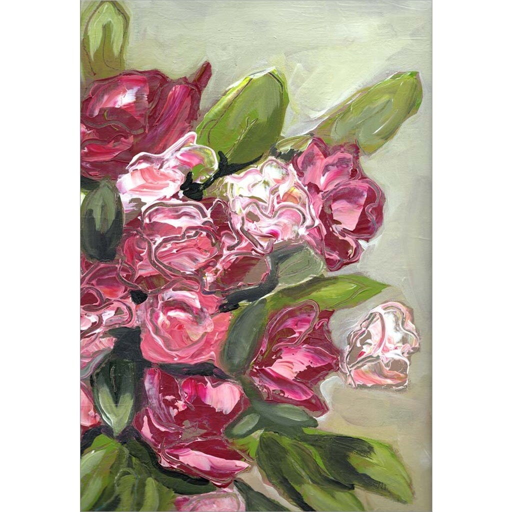 Marcy Chapman 'Prettiest Bunch of Flowers portrait II' Framed Art