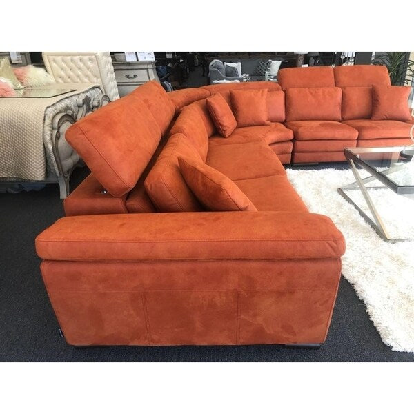 Mardini Italian Design Orange Sectional Sofa