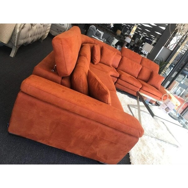 Mardini Italian Design Orange Sectional Sofa