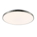 Marelle 21.25" 1-Light Modern Minimalist Iron Circle Integrated LED Flush Mount by JONATHAN Y
