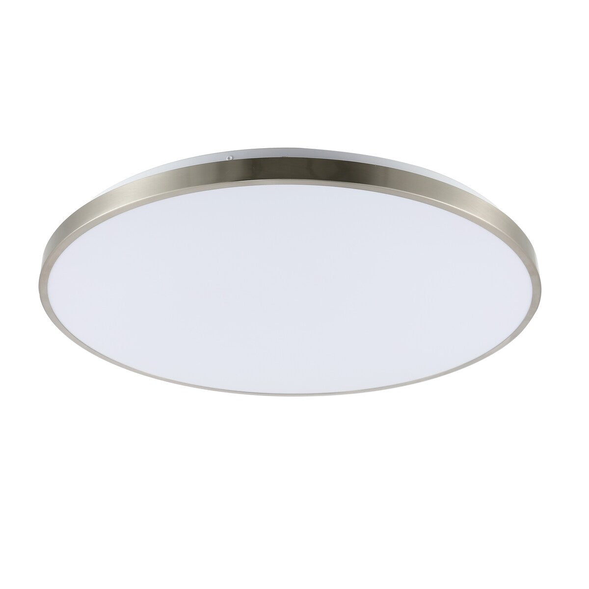 Marelle 21.25" 1-Light Modern Minimalist Iron Circle Integrated LED Flush Mount by JONATHAN Y