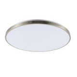 Marelle 21.25" 1-Light Modern Minimalist Iron Circle Integrated LED Flush Mount by JONATHAN Y