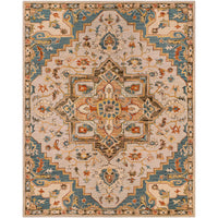 Livabliss Marena Handmade Wool Medallion Area Rug