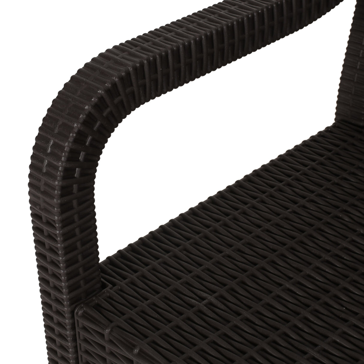 Marengo Outdoor Faux Wicker Outdoor Dining Chairs by Christopher Knight Home