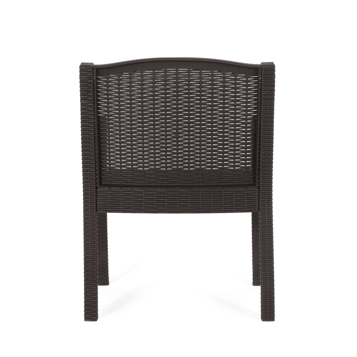 Marengo Outdoor Faux Wicker Outdoor Dining Chairs by Christopher Knight Home