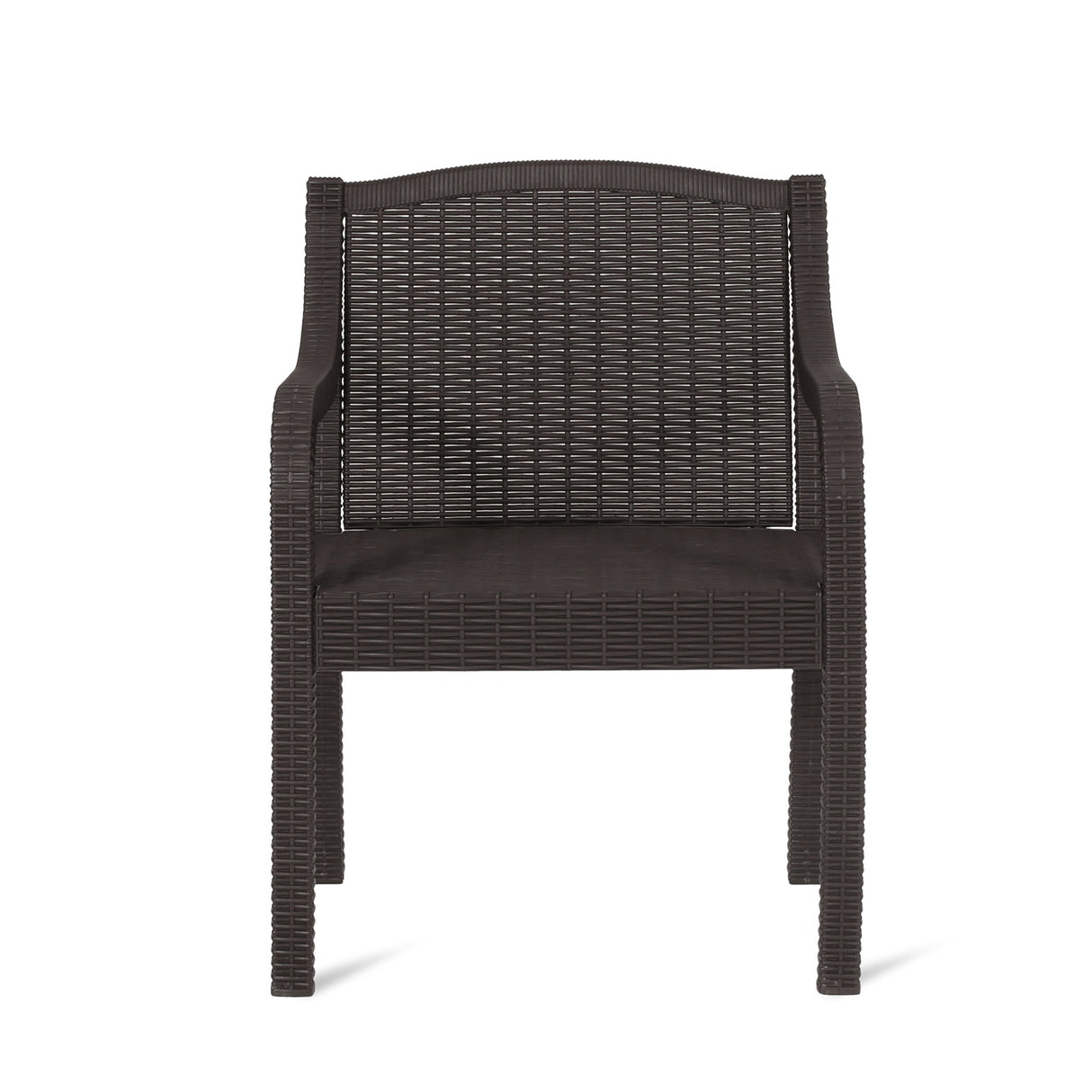 Marengo Outdoor Faux Wicker Outdoor Dining Chairs by Christopher Knight Home