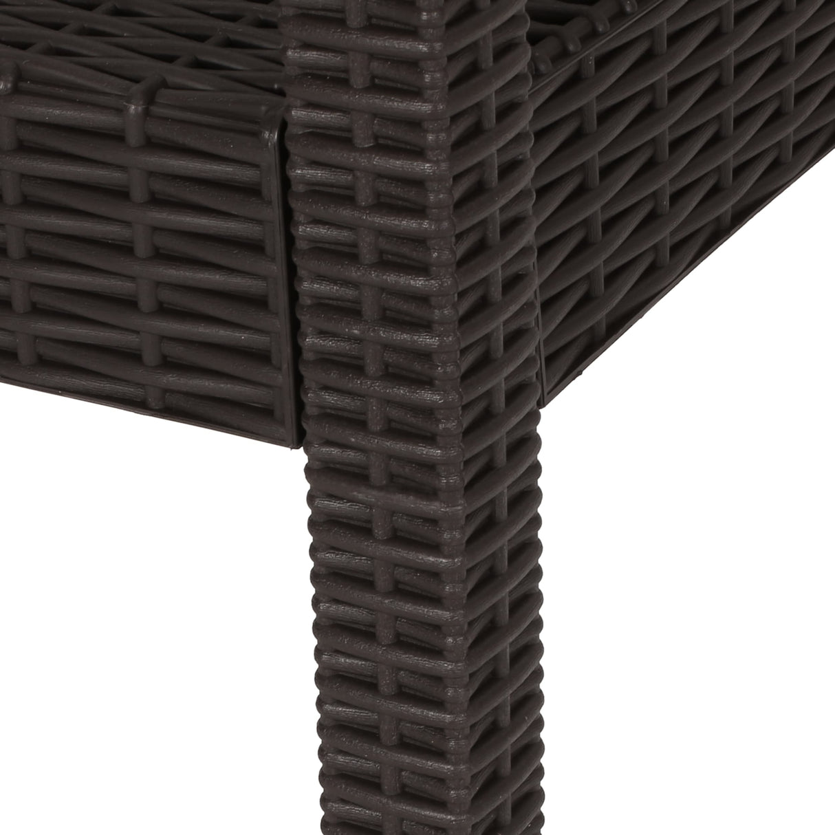 Marengo Outdoor Faux Wicker Outdoor Dining Chairs by Christopher Knight Home