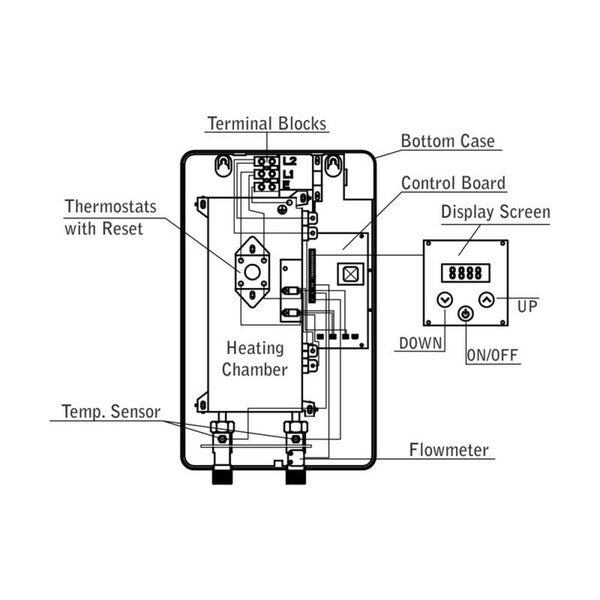 Marey ECO110 Electric Tankless Water Heater 11kW 220V