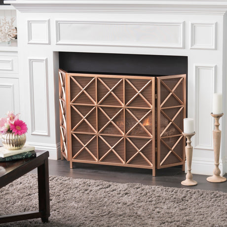 Margaret 3-Panel Fireplace Screen by Christopher Knight Home