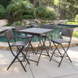 Margarita Outdoor Wicker 5-piece Bar Set by Christopher Knight Home