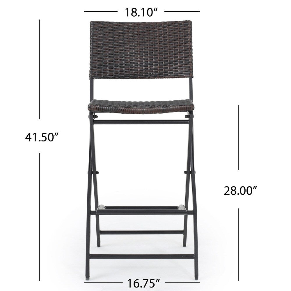 Margarita Outdoor Wicker 5-piece Bar Set by Christopher Knight Home
