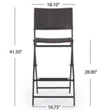 Margarita Outdoor Wicker 5-piece Bar Set by Christopher Knight Home