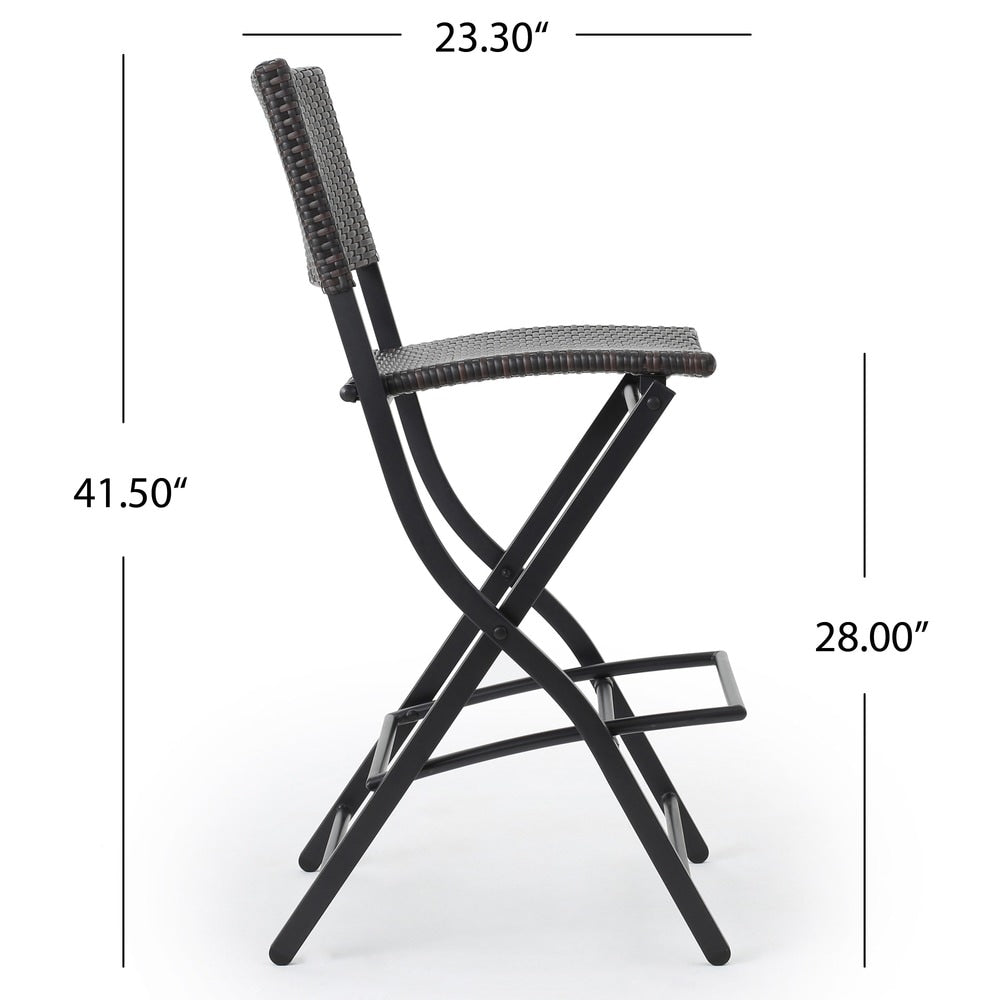 Margarita Outdoor Wicker 5-piece Bar Set by Christopher Knight Home