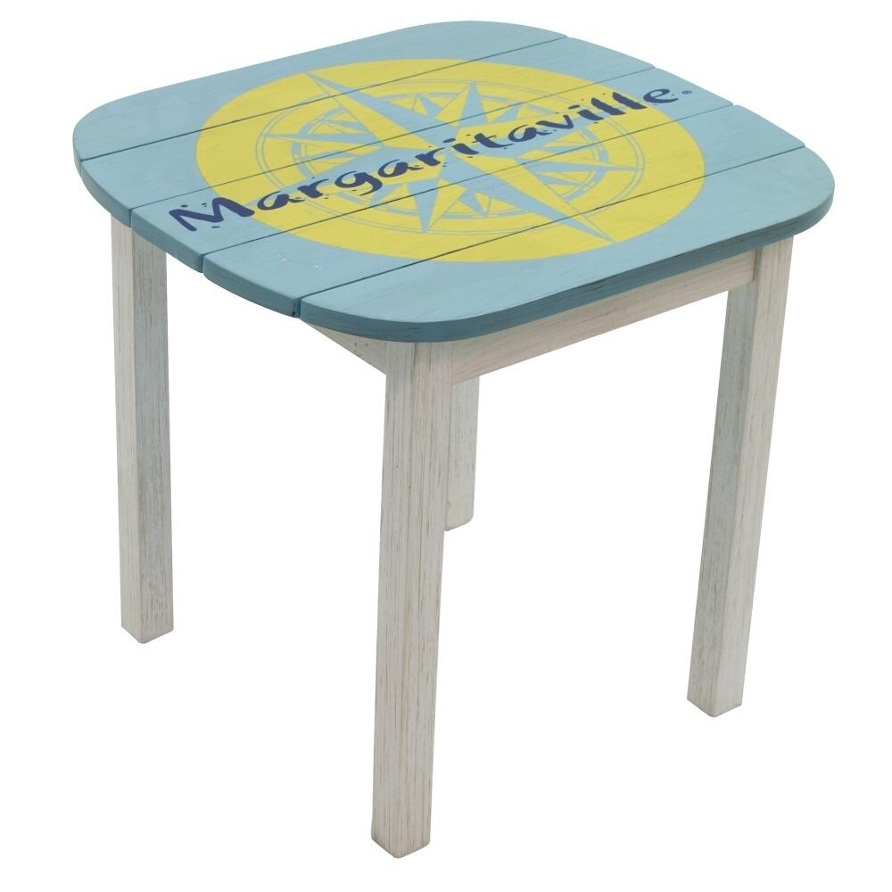 Margaritaville Adirondack Side Table - Nautical Compass