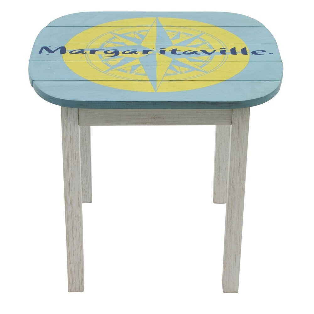 Margaritaville Adirondack Side Table - Nautical Compass