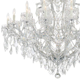 Maria Theresa 25 Light Spectra Crystal Chrome Chandelier - 46'' W x 48'' H