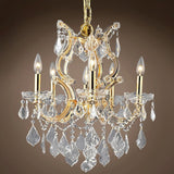 Maria Theresa 6 Light 20" Gold Chandelier With Swarovski Crystals - 25.00