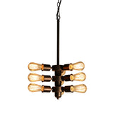Mariam 9-light Adjustable Bulb Socket Edison Chandelier