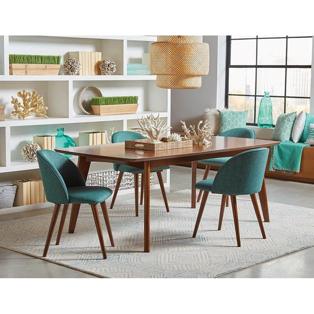 Mariam Mid-century Modern Upholstered Dining Chairs (Set of 2)