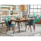 Mariam Mid-century Modern Upholstered Dining Chairs (Set of 2)