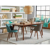Mariam Mid-century Modern Upholstered Dining Chairs (Set of 2)