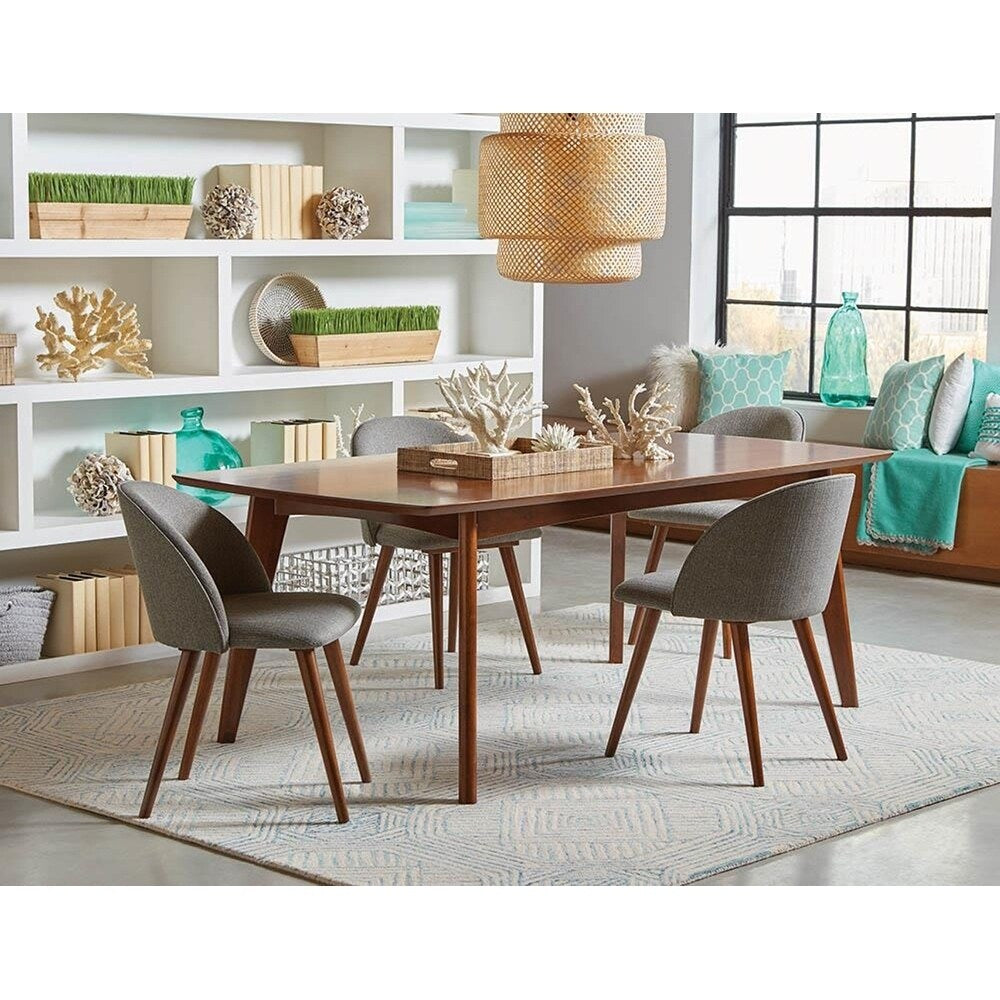 Mariam Mid-century Modern Upholstered Dining Chairs (Set of 2)