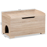 Mariam Modern and Contemporary Wood Cat Litter Box Cover House