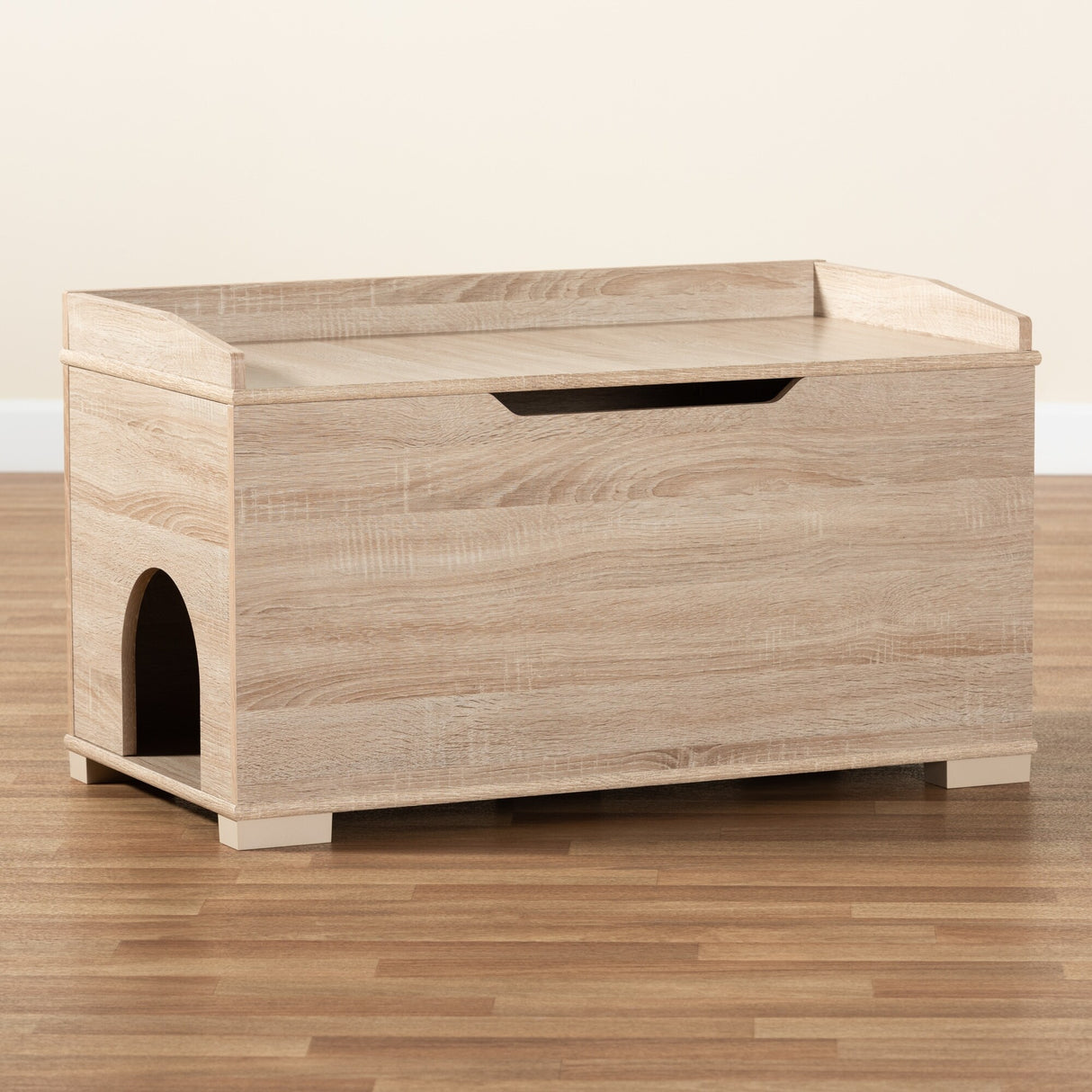 Mariam Modern and Contemporary Wood Cat Litter Box Cover House