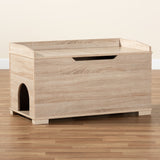 Mariam Modern and Contemporary Wood Cat Litter Box Cover House
