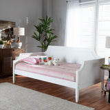 Mariana Classic and Traditional White Finished Wood Twin Size Daybed