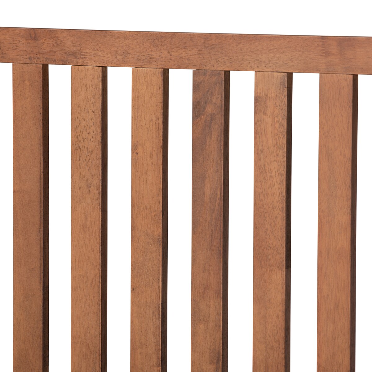 Marin Modern and Contemporary Walnut Brown Finished Wood King Size Platform Bed