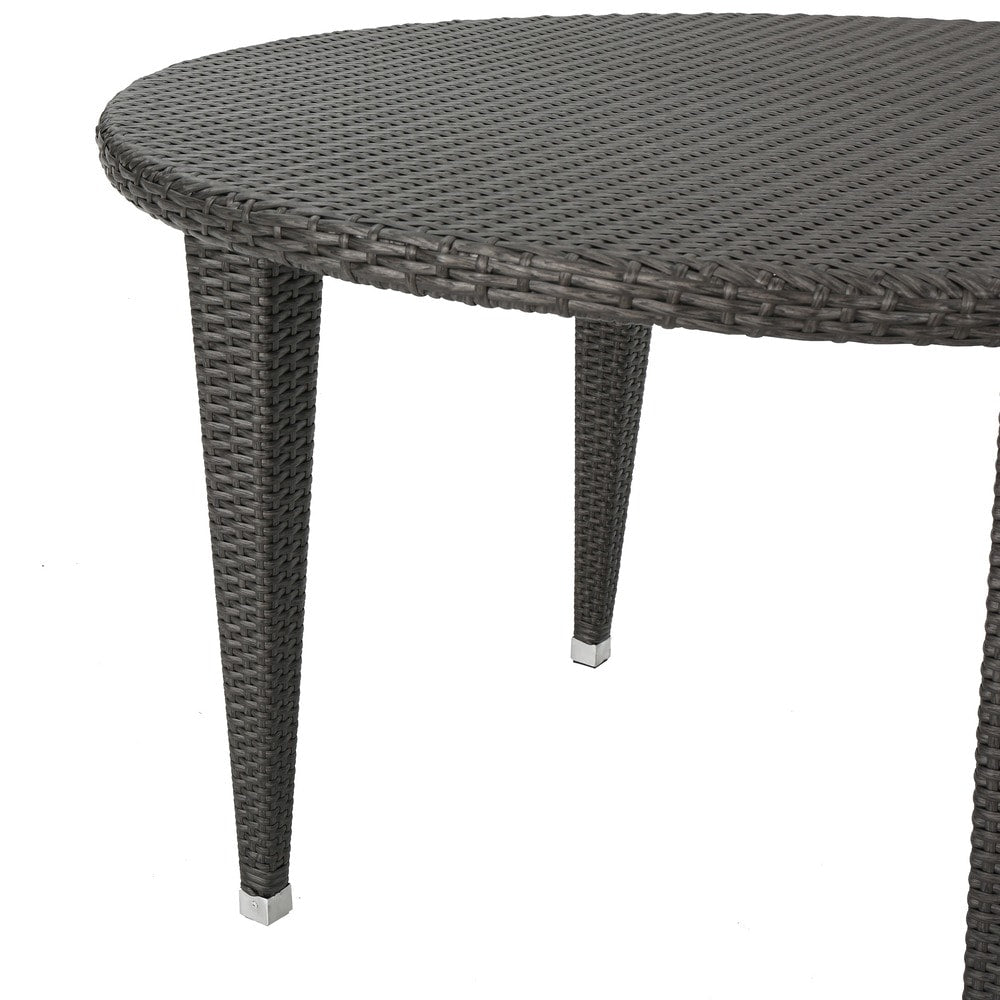 Marin Outdoor 5-piece Round Dining Set with Cushions by Christopher Knight Home