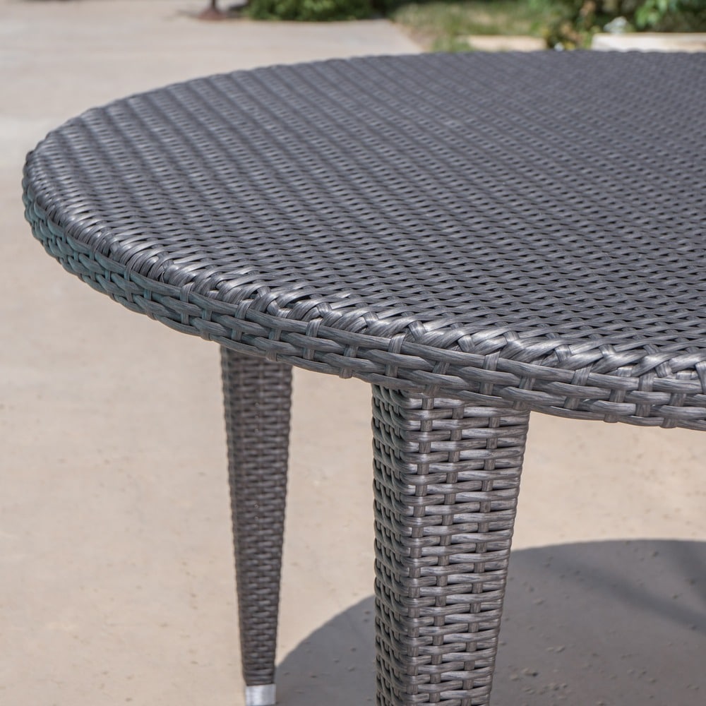 Marin Outdoor 5-piece Round Dining Set with Cushions by Christopher Knight Home