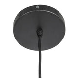 Marina Natural Capiz and Metal Orb Pendant Ceiling Light - 12.0"L x 12.0"W x 12.4"H