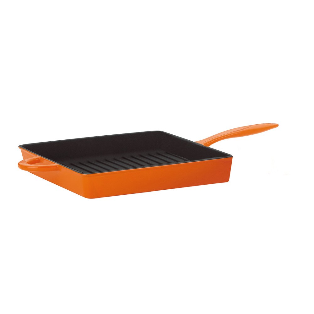 Mario Batali by Dansk 11-inch Persimmon Square Grill Pan