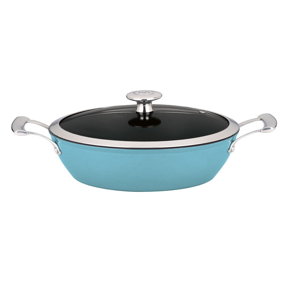 Mario Batali by Dansk Light 2.5-quart Turquoise Braiser
