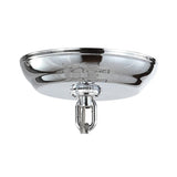 Marion 16" 4-Bulb Lantern Metal LED Pendant, Chrome by JONATHAN Y